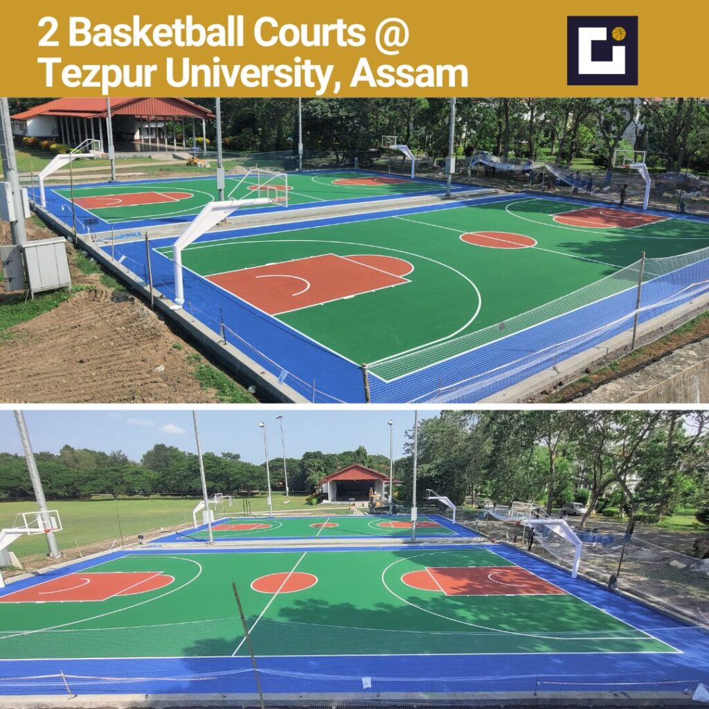 2-basketball-courts -tezpur -university-assam